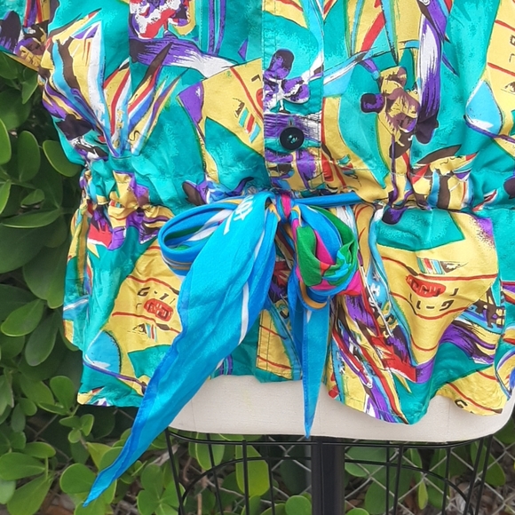 Loveworn silk top/cover up - Picture 2 of 4